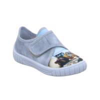 SUPERFIT Kinder-Hausschuh Grau Textil Hausschuh