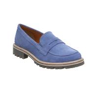 Bild 1 - BAGATT Slipper Jeansblau Leder mit Lederfutter Bild 1 - BAGATT Slipper Jeansblau Leder mit Lederfutter