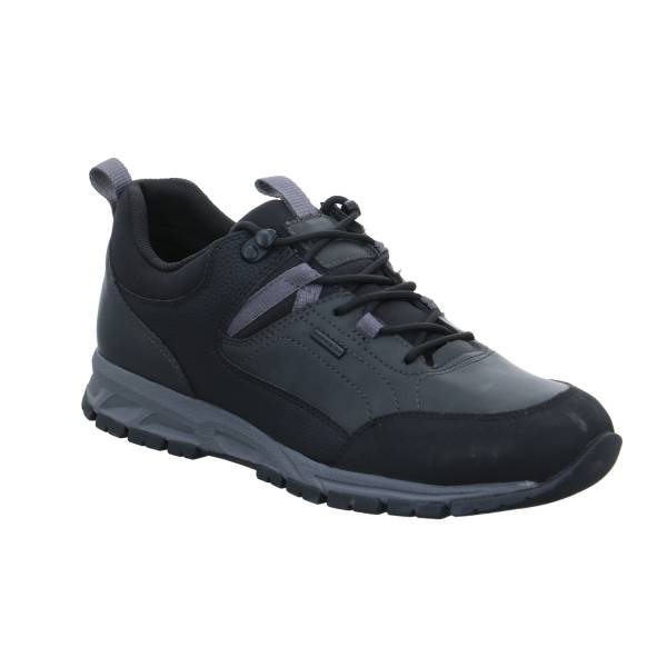 Bild 1 - GEOX Halbschuhe Sneaker Schwarz Leder