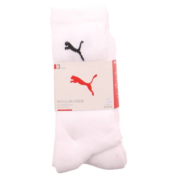 Bild 1 - PUMA SOCKEN Freizeitsocken Weiss Textil