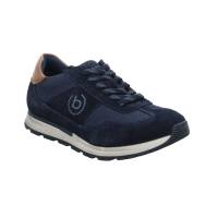 Bild 1 - BUGATTI SHOES Halbschuhe Sneaker Blau Leder Bild 1 - BUGATTI SHOES Halbschuhe Sneaker Blau Leder
