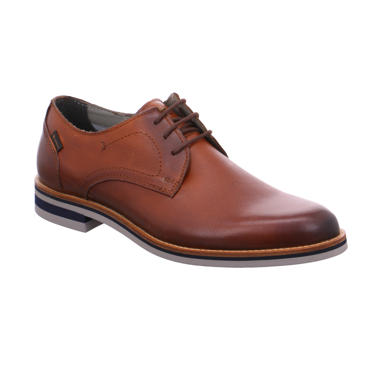 FRETZ MEN Halbschuh-City Cognac Leder