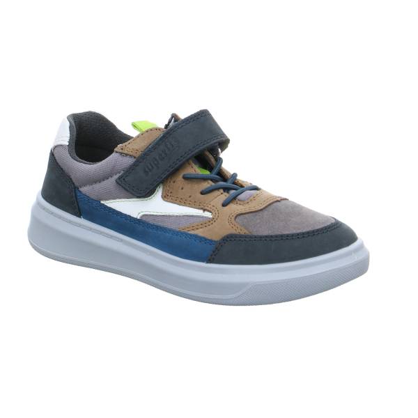 Bild 1 - SUPERFIT Kleinkinder-Halbschuh Klett Braun Leder Sneaker