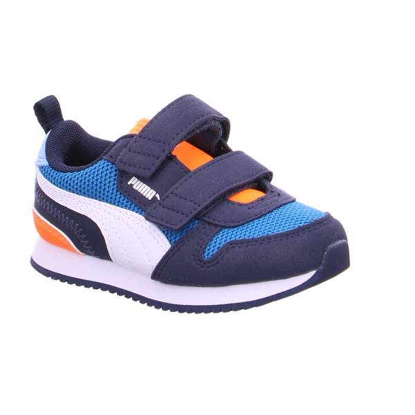 Bild 1 - PUMA Baby-Sport-Bottine Blau Lederimitat Sneaker