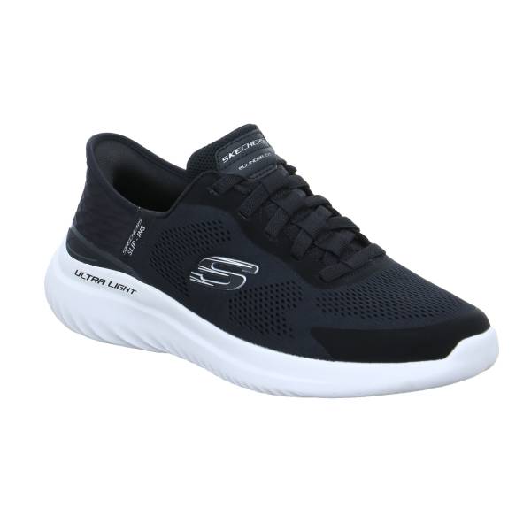 Bild 1 - SKECHERS Halbschuhe Sneaker Stoff Schwarz Synthetik