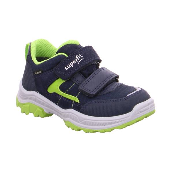 Bild 1 - SUPERFIT Kleinkinder-Halbschuh Klett Blau Textil Sneaker