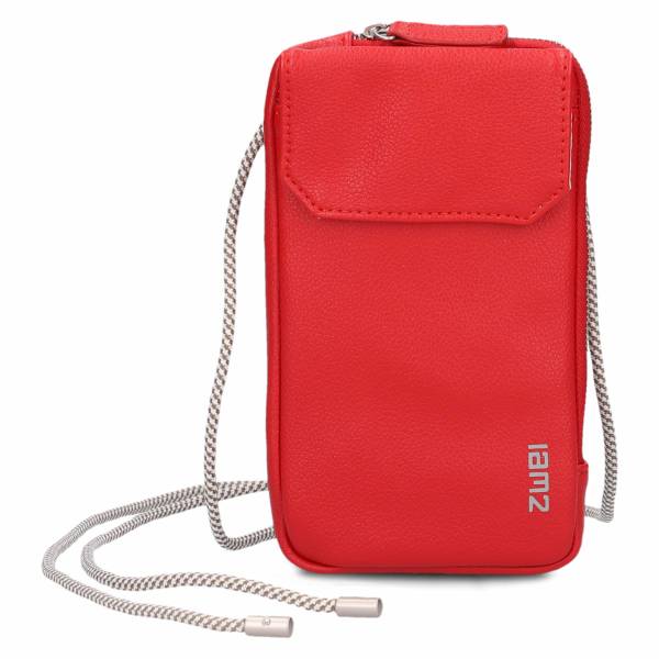 Bild 1 - ZWEI Handytasche Rot Lederimitat Handybag
