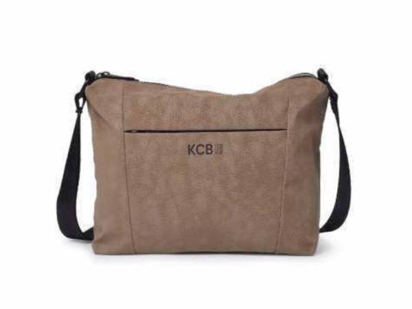 Bild 1 - KCB VEGAN BAGS Umhängetasche Taupe Textil Ja