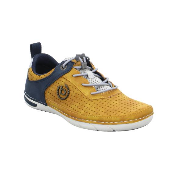 Bild 1 - BUGATTI SHOES Halbschuhe Sneaker Gelb Lederimitat