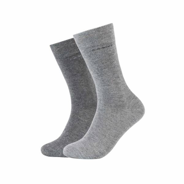 Bild 1 - CAMANO Freizeitsocken Grau Textil 2-ER Pack