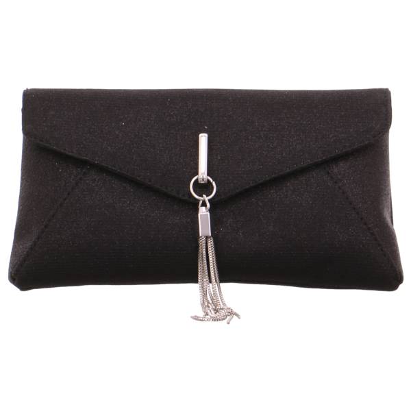 Bild 1 - MENBUR Clutch / Abendtasche Schwarz Textil