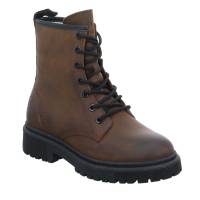 SCHUHENGEL Boot Braun Leder mit Wollfutter