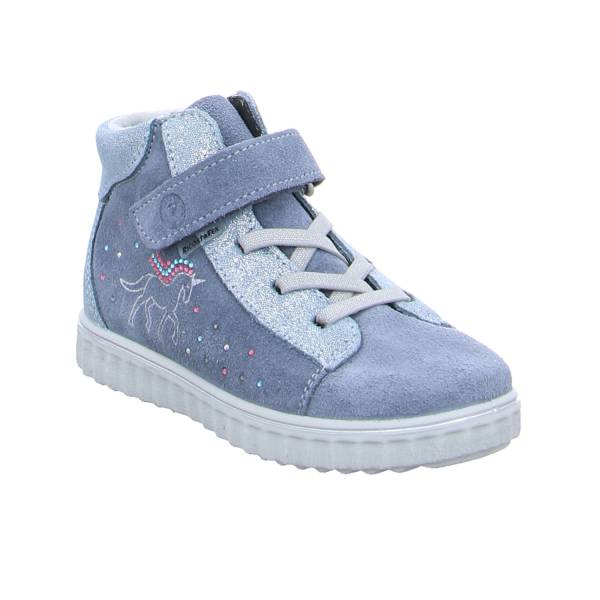 Bild 1 - PEPINO Kleinkinder-Halbschuh Klett Altsilber Textil Bottine