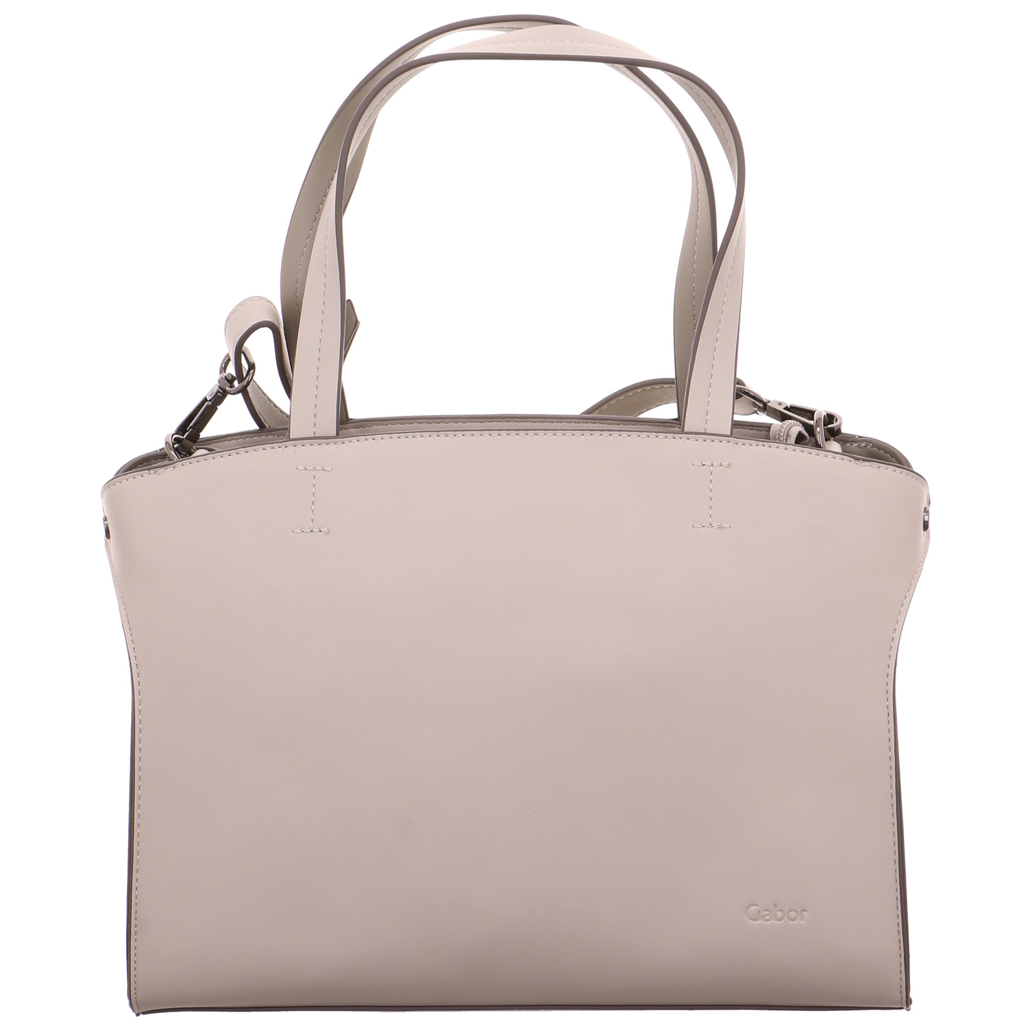 GABOR Handtasche Hellgrau Lederimitat