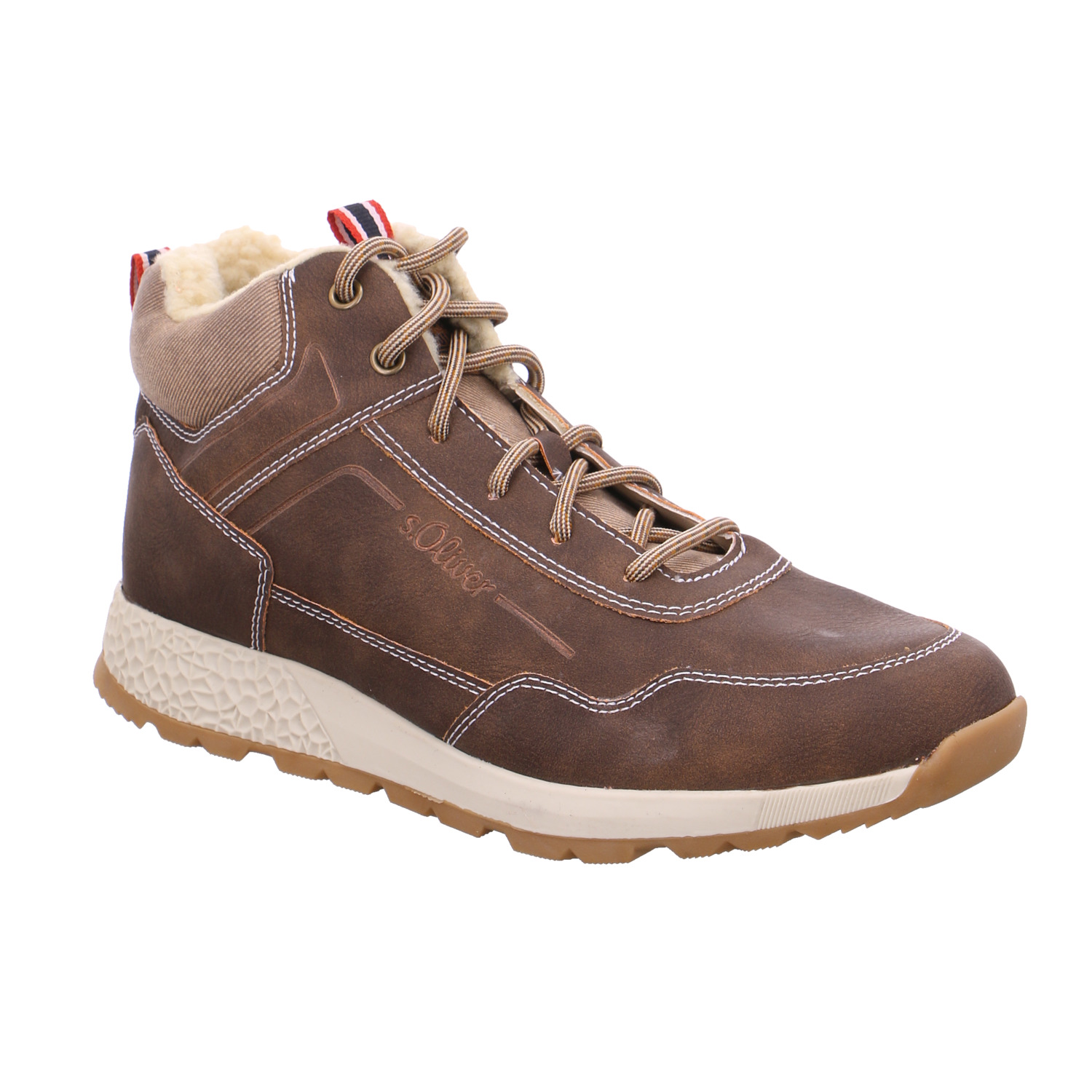S.OLIVER Winter-Boots Braun Synthetik