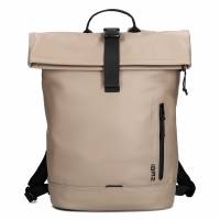 ZWEI Rucksack Taupe Lederimitat
