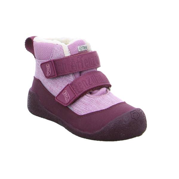 Bild 1 - AFFENZAHN Kleinkinder-Winter-Bottine Violette Textil Komfortschuh