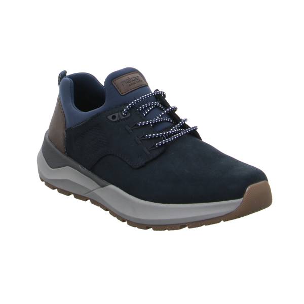 Bild 1 - RIEKER Halbschuhe Sneaker Blau Leder