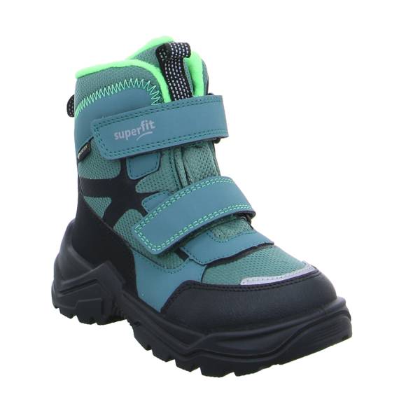 Bild 1 - SUPERFIT Kleinkinder-Snowboot Membran Grün Textil Winterstiefel Unisex