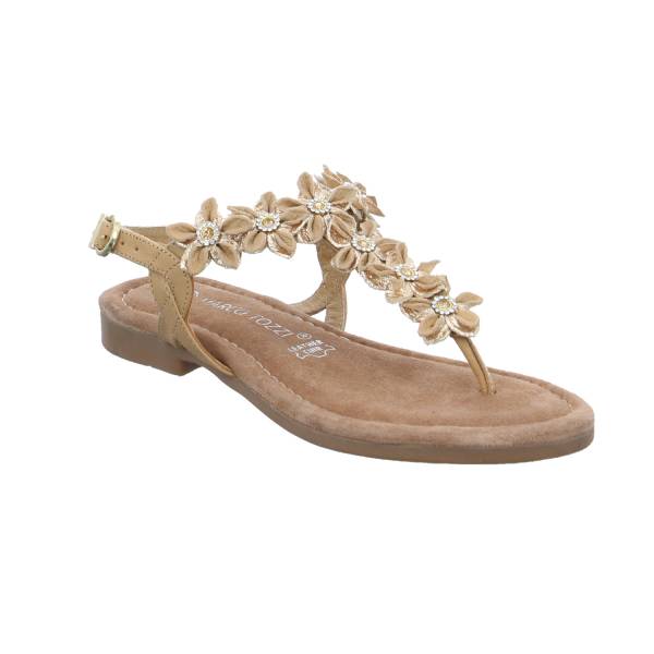 Bild 1 - MARCO TOZZI Sandalette Taupe Textil