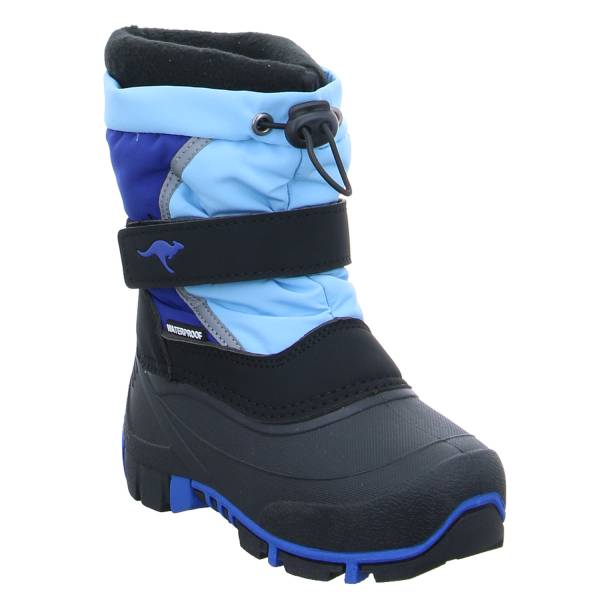 Bild 1 - KANGAROOS Kinder-Snowboot Blau Synthetik Schneestiefel
