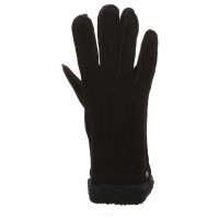 ISOTONER Handschuh Schwarz Leder