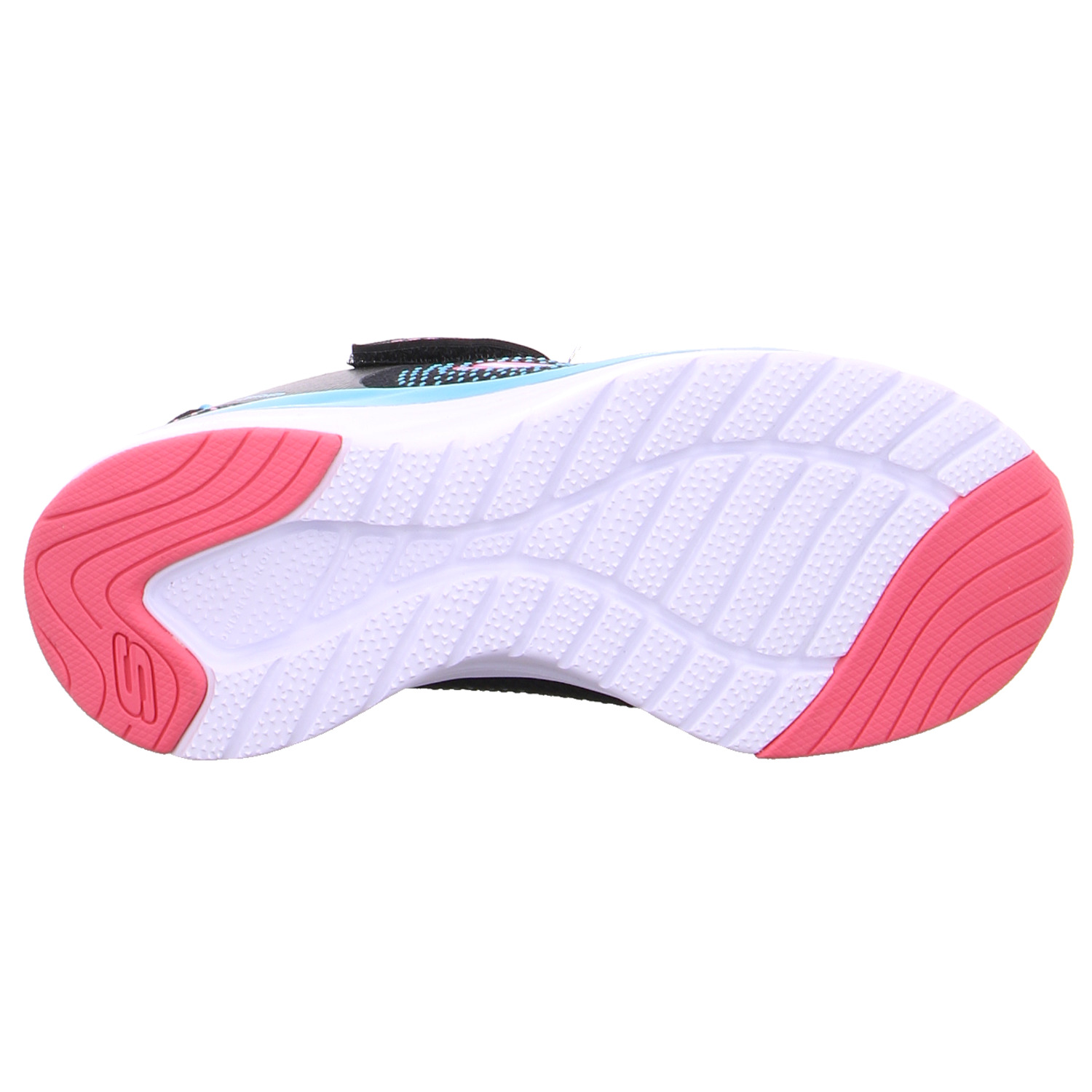 SKECHERS Kleinkinder-Halbschuh Klett Dunkelblau Textil Sneaker Waterproof NV10462