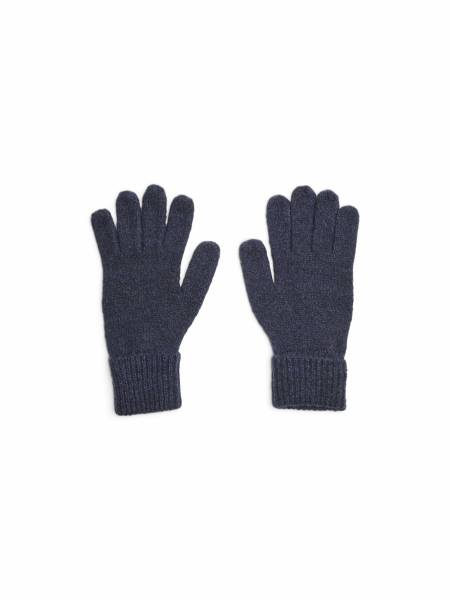 Bild 1 - PIECES Strickhandschuh Dunkelblau Textil