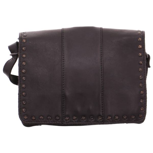 Bild 1 - BEAR DESIGN Umhänge-/Schultertasche klein Schwarz Leder
