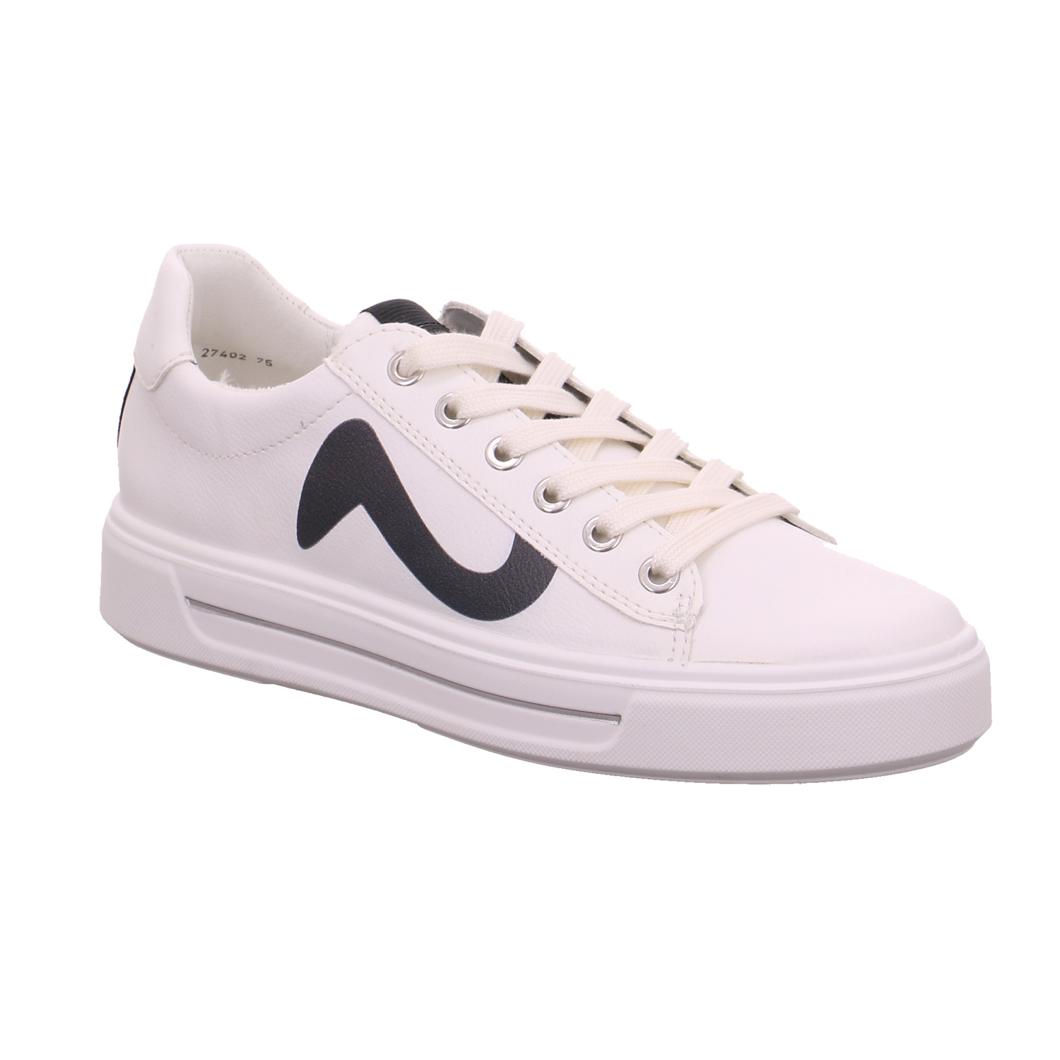 ARA Comfort-Sneaker Weiss Lederimitat mit Wechselfussbett