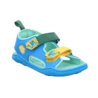 AFFENZAHN Kleinkinder-Sandale Blau Synthetik Komfortschuh