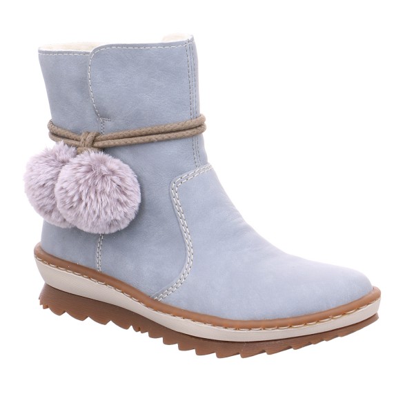 RIEKER Boot Hellblau Lederimitat RIEKER Boot Hellblau Lederimitat