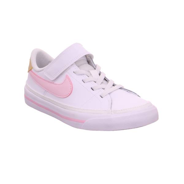 Bild 1 - NIKE Kinder Sportschuh Weiss Lederimitat