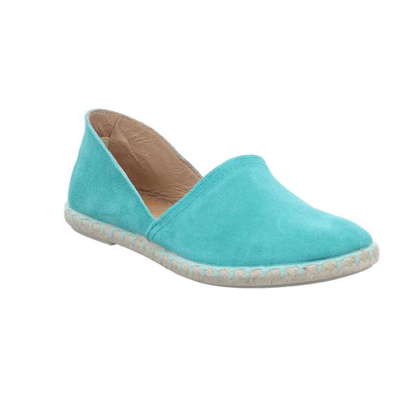 Bild 1 - SCHUHENGEL Espadrille Pastelgrün Leder