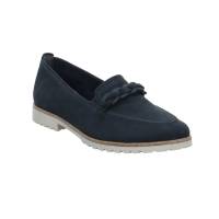 TAMARIS Slipper Blau Leder