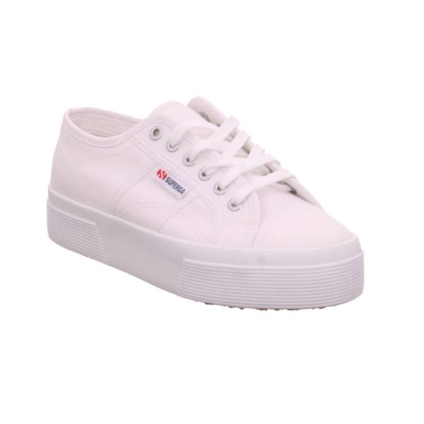 Bild 1 - SUPERGA Sneaker Weiss Textil