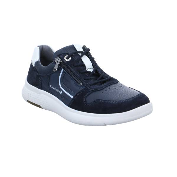 Bild 1 - WALDLÄUFER Halbschuhe Sneaker Blau Leder