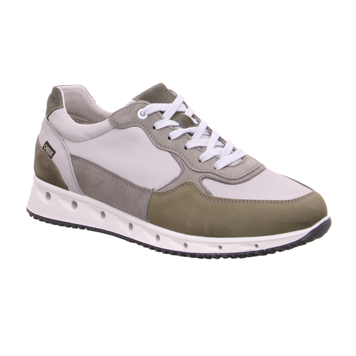 FRETZ MEN Halbschuhe Sneaker Olive Leder