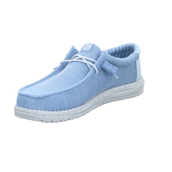 Bild 3 - HEY DUDE Halbschuh Hellblau Textil