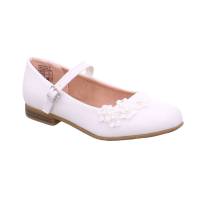 Bild 1 - INDIGO Mädchen-Ballerina Weiss Lederimitat Bild 1 - INDIGO Mädchen-Ballerina Weiss Lederimitat