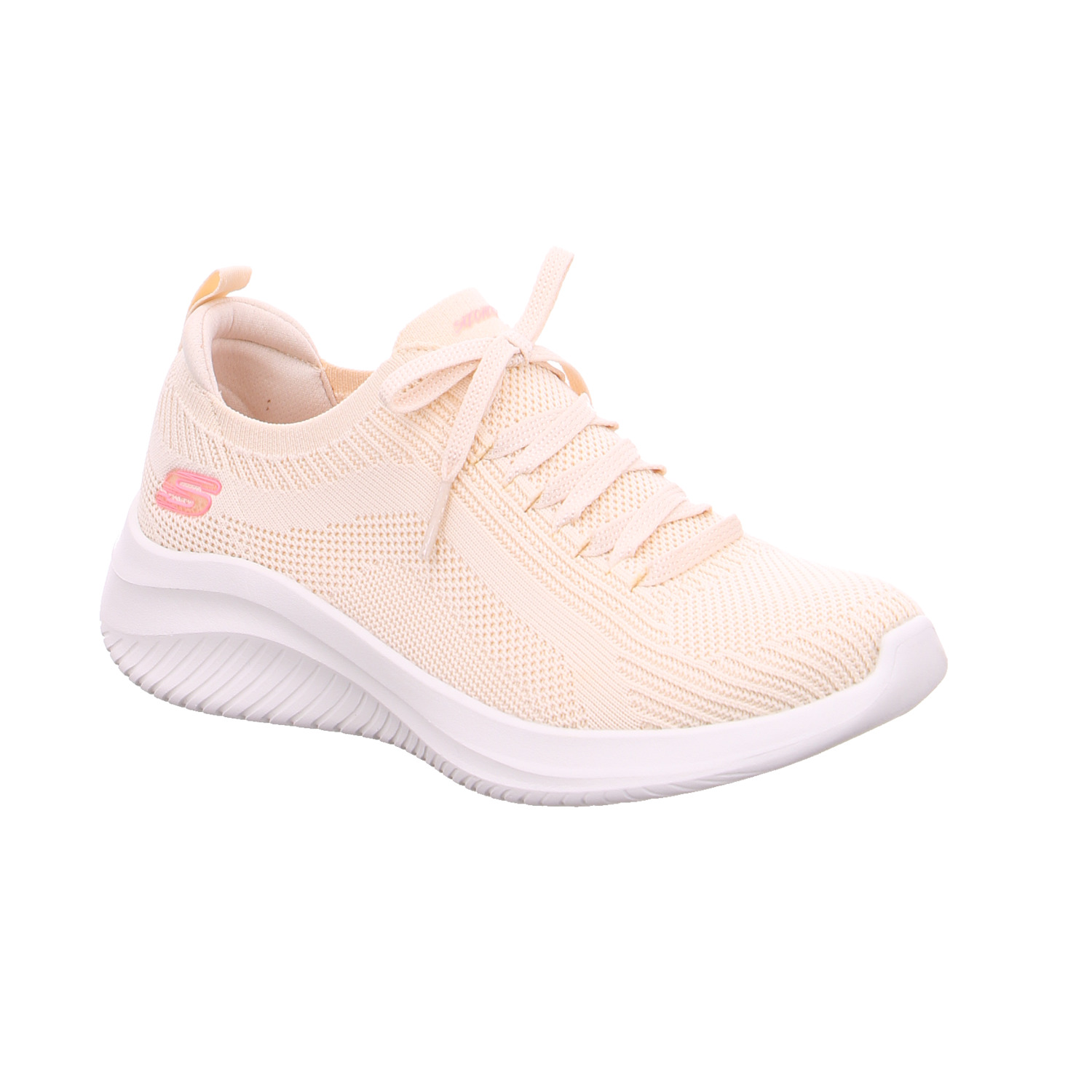 SKECHERS Sneaker Beige Textil