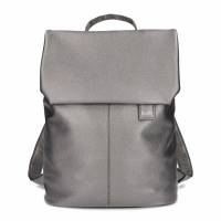 ZWEI Rucksack Altsilber Lederimitat