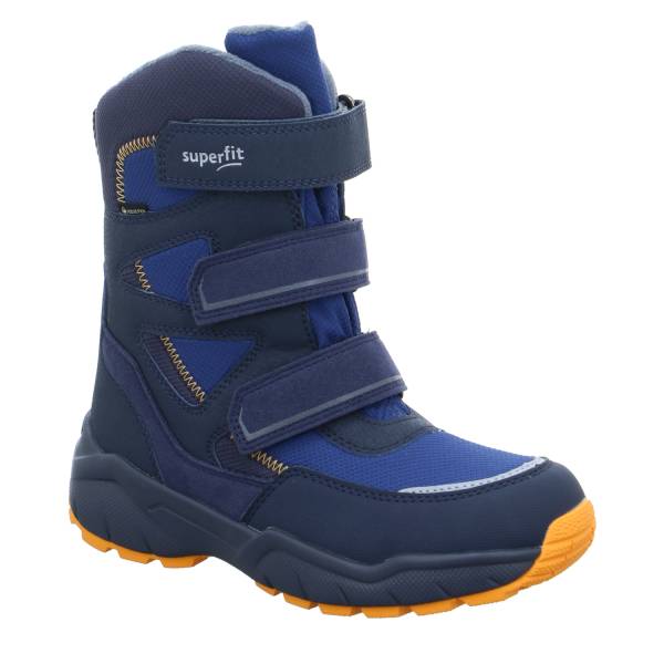Bild 1 - SUPERFIT Jungen- Snowboot Membran Blau Textil Winterstiefel