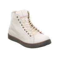 ANDREA CONTI Mid Cut Sneaker Offwhite Leder mit Wechselfussbett