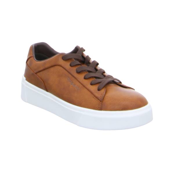 Bild 1 - BUGATTI SHOES Halbschuhe Sneaker Cognac Lederimitat