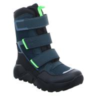SUPERFIT Jungen- Snowboot Membran Petrol Textil Winterstiefel