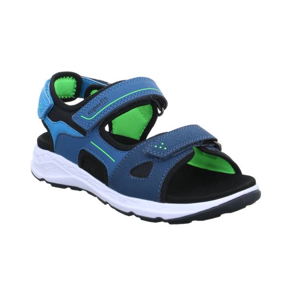 Bild 1 - SUPERFIT Jungen-Sandale Petrol Leder Sommerschuh