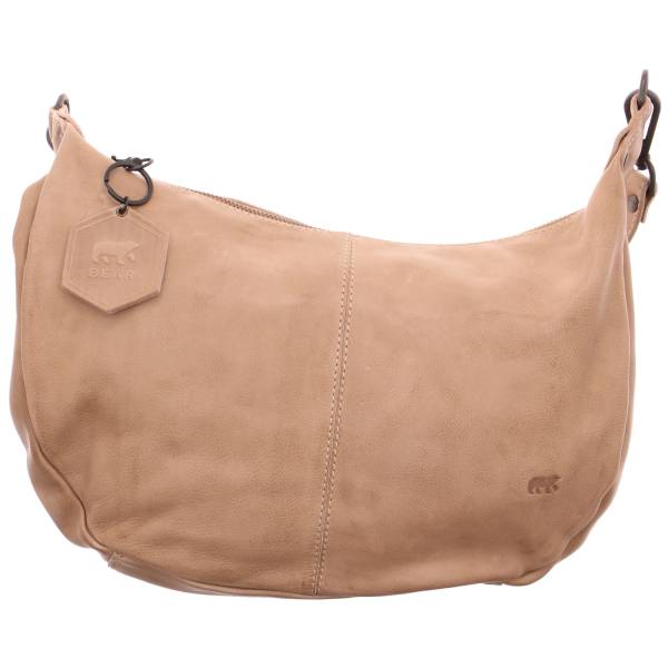 Bild 1 - BEAR DESIGN Umhängetasche Beige Leder