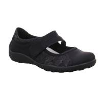 Vorschau: Bild 1 - REMONTE Ballerina Schwarz Lederimitat mit Wechselfussbett Vorschau: Bild 1 - REMONTE Ballerina Schwarz Lederimitat mit Wechselfussbett