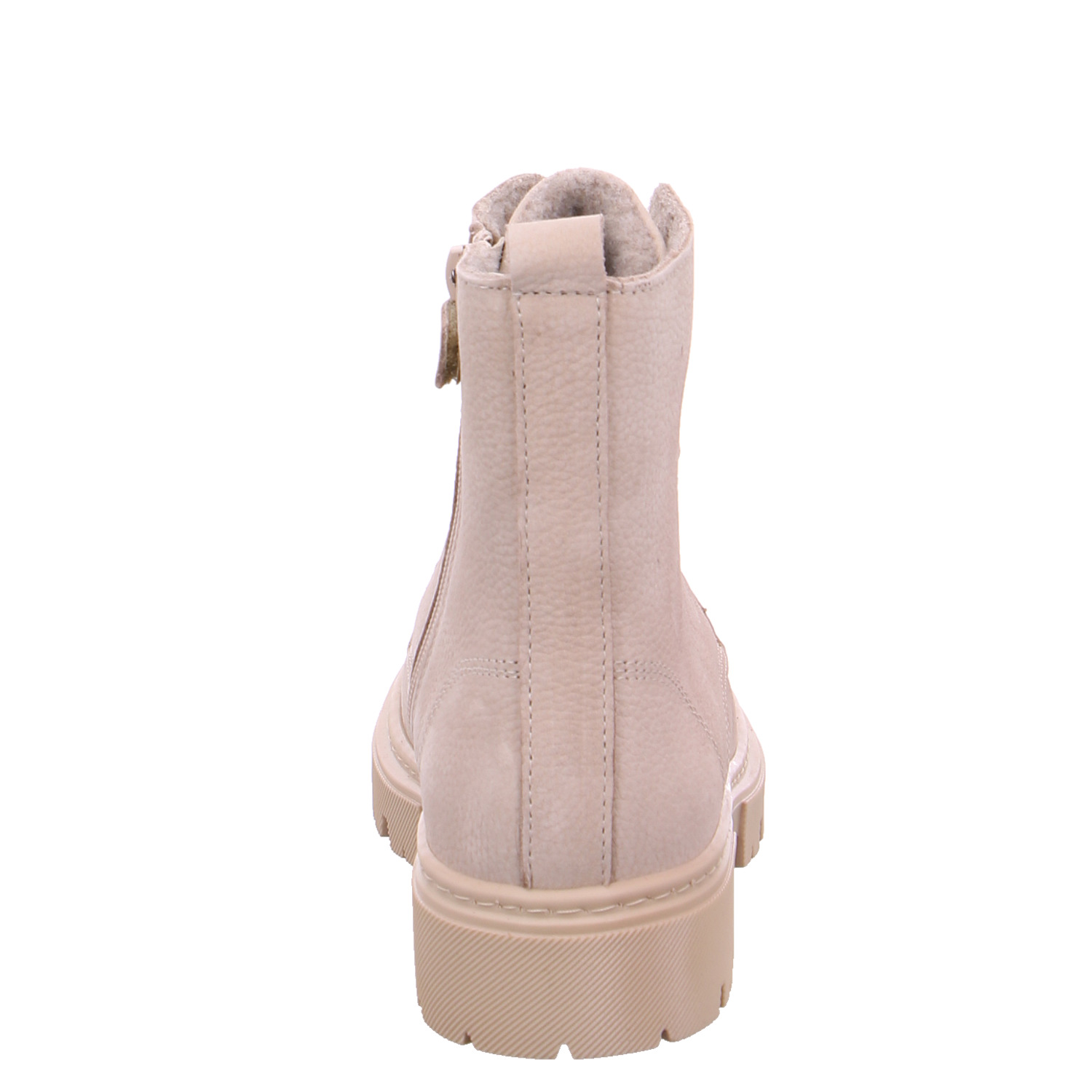 BULLBOXER Mädchen-Winter-Bottine Offwhite Leder Boot AR8340